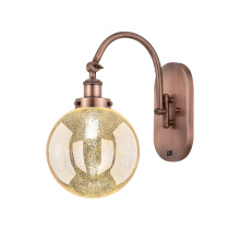 Innovations Lighting 918-1W-AC-G208-8 - Beacon - 1 Light - 8 inch - Antique Copper - Adjustable Swing Arm