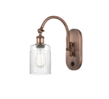 Innovations Lighting 918-1W-AC-G342 - Hadley - 1 Light - 5 inch - Antique Copper - Sconce