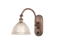 Innovations Lighting 918-1W-AC-G422 - Arietta - 1 Light - 8 inch - Antique Copper - Sconce