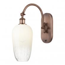 Innovations Lighting 918-1W-AC-G484-7OP - Brookhaven Flute - 1 Light - 7 inch - Antique Copper - Sconce