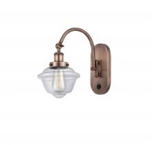 Innovations Lighting 918-1W-AC-G532 - Oxford - 1 Light - 8 inch - Antique Copper - Sconce