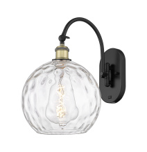 Innovations Lighting 918-1W-BAB-G1215-10 - Athens Water Glass - 1 Light - 10 inch - Black Antique Brass - Adjustable - Sconce