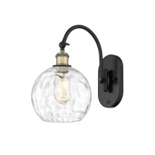 Innovations Lighting 918-1W-BAB-G1215-8 - Athens Water Glass - 1 Light - 8 inch - Black Antique Brass - Sconce