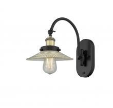Innovations Lighting 918-1W-BAB-G2 - Halophane - 1 Light - 9 inch - Black Antique Brass - Adjustable Swing Arm