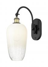 Innovations Lighting 918-1W-BAB-G484-7OP - Brookhaven Flute - 1 Light - 7 inch - Black Antique Brass - Sconce