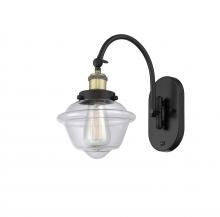 Innovations Lighting 918-1W-BAB-G532 - Oxford - 1 Light - 8 inch - Black Antique Brass - Adjustable Swing Arm