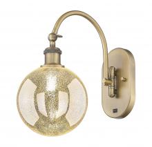 Innovations Lighting 918-1W-BB-G208-8 - Beacon - 1 Light - 8 inch - Brushed Brass - Adjustable Swing Arm