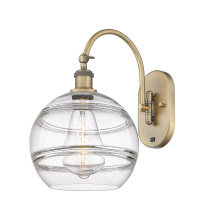 Innovations Lighting 918-1W-BB-G556-10CL - Rochester - 1 Light - 10 inch - Brushed Brass - Adjustable - Sconce