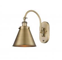 Innovations Lighting 918-1W-BB-M13-BB - Appalachian - 1 Light - 8 inch - Brushed Brass - Adjustable Swing Arm