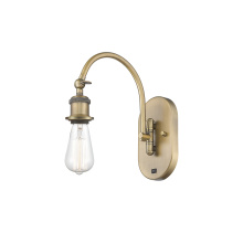 Innovations Lighting 918-1W-BB - Halophane - 1 Light - 5 inch - Brushed Brass - Adjustable Swing Arm