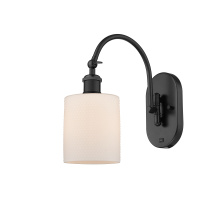 Innovations Lighting 918-1W-BK-G111 - Cobbleskill - 1 Light - 5 inch - Matte Black - Adjustable - Sconce