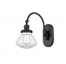 Innovations Lighting 918-1W-BK-G322 - Olean - 1 Light - 7 inch - Matte Black - Adjustable Swing Arm