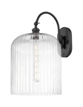 Innovations Lighting 918-1W-BK-G559-12CL - Bridal Veil - 1 Light - 12 inch - Matte Black - Sconce