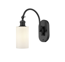 Innovations Lighting 918-1W-BK-G801 - Clymer - 1 Light - 4 inch - Matte Black - Sconce