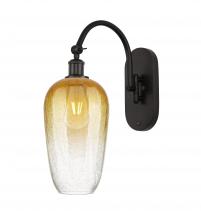 Innovations Lighting 918-1W-OB-G484-7AM - Brookhaven Flute - 1 Light - 7 inch - Oil Rubbed Bronze - Sconce