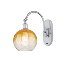 Innovations Lighting 918-1W-PC-G483-8AM - Brookhaven Globe - 1 Light - 8 inch - Polished Chrome - Sconce