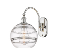 Innovations Lighting 918-1W-PN-G556-10CL - Rochester - 1 Light - 10 inch - Polished Nickel - Adjustable - Sconce