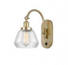 Innovations Lighting 918-1W-SG-G172 - Fulton - 1 Light - 7 inch - Satin Gold - Adjustable Swing Arm