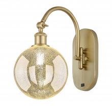 Innovations Lighting 918-1W-SG-G208-8 - Beacon - 1 Light - 8 inch - Satin Gold - Adjustable Swing Arm