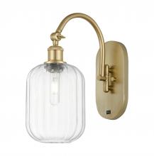 Innovations Lighting 918-1W-SG-G460-7CL - Preston Cylinder - 1 Light - 7 inch - Satin Gold - Sconce