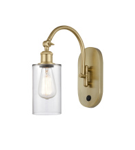 Innovations Lighting 918-1W-SG-G802 - Clymer - 1 Light - 4 inch - Satin Gold - Sconce