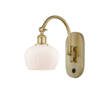 Innovations Lighting 918-1W-SG-G91 - Fenton - 1 Light - 7 inch - Satin Gold - Sconce