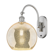 Innovations Lighting 918-1W-SN-G128-10 - Athens - 1 Light - 10 inch - Brushed Satin Nickel - Adjustable - Sconce