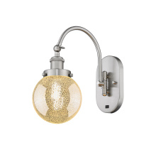 Innovations Lighting 918-1W-SN-G208-8 - Beacon - 1 Light - 8 inch - Brushed Satin Nickel - Adjustable Swing Arm