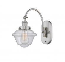 Innovations Lighting 918-1W-SN-G534 - Oxford - 1 Light - 8 inch - Brushed Satin Nickel - Adjustable Swing Arm