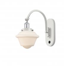 Innovations Lighting 918-1W-WPC-G531 - Oxford - 1 Light - 8 inch - White Polished Chrome - Adjustable Swing Arm