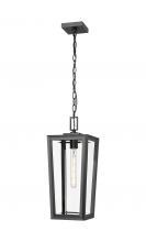Innovations Lighting 9952-1H-BK-20-CL - Madison - 1 Light - 8 inch - Matte Black - Coastal Outdoor Pendant