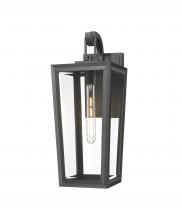 Innovations Lighting 9952-1W-BK-21-CL - Madison - 1 Light - 10 inch - Matte Black - Coastal Outdoor Sconce
