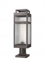 Innovations Lighting 9953-1PLT-BZ-20-SCL - Ridgeway - 1 Light - 7 inch - Bronze - Chain Hung - Coastal Outdoor Post Lantern