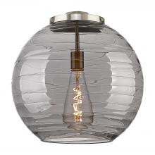 Innovations Lighting G1213-16SM - Deco Swirl 16" Light Smoke Glass