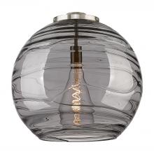 Innovations Lighting G1213-18SM - Deco Swirl 18" Light Smoke Glass