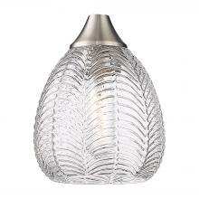 Innovations Lighting G323-6CL - Berkshire - 1 Light - 6 inch - Brushed Brass - Cord Hung - Pendant