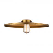 Innovations Lighting MFR-16-BB - Railroad Light 16 inch Brushed Brass Metal Shade