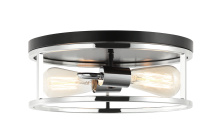 Matteo Lighting M15502WHAG - Clarke Flush Mounts