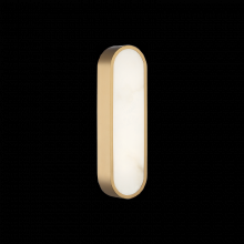 Matteo Lighting W05916AG - 1 LT 16"W "Marblestone" Aged Gold Wall Sconce