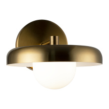 Matteo Lighting W34401AGOP - CRESTON Wall Sconce