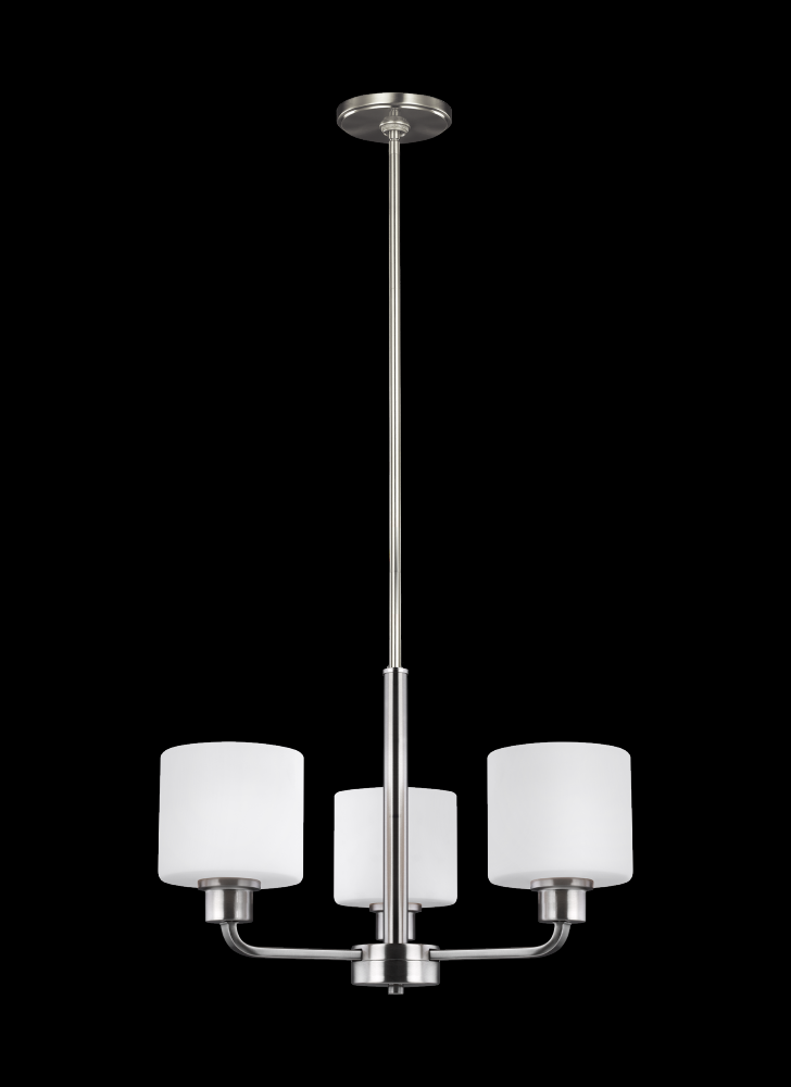Canfield Three Light Chandelier