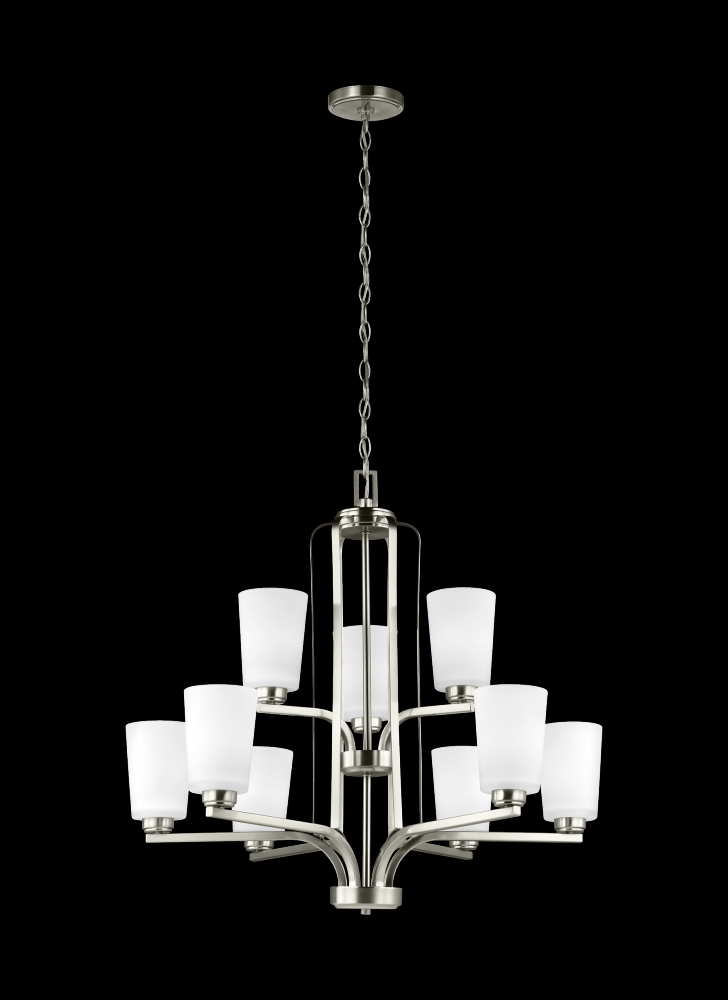 Franport Nine Light Chandelier