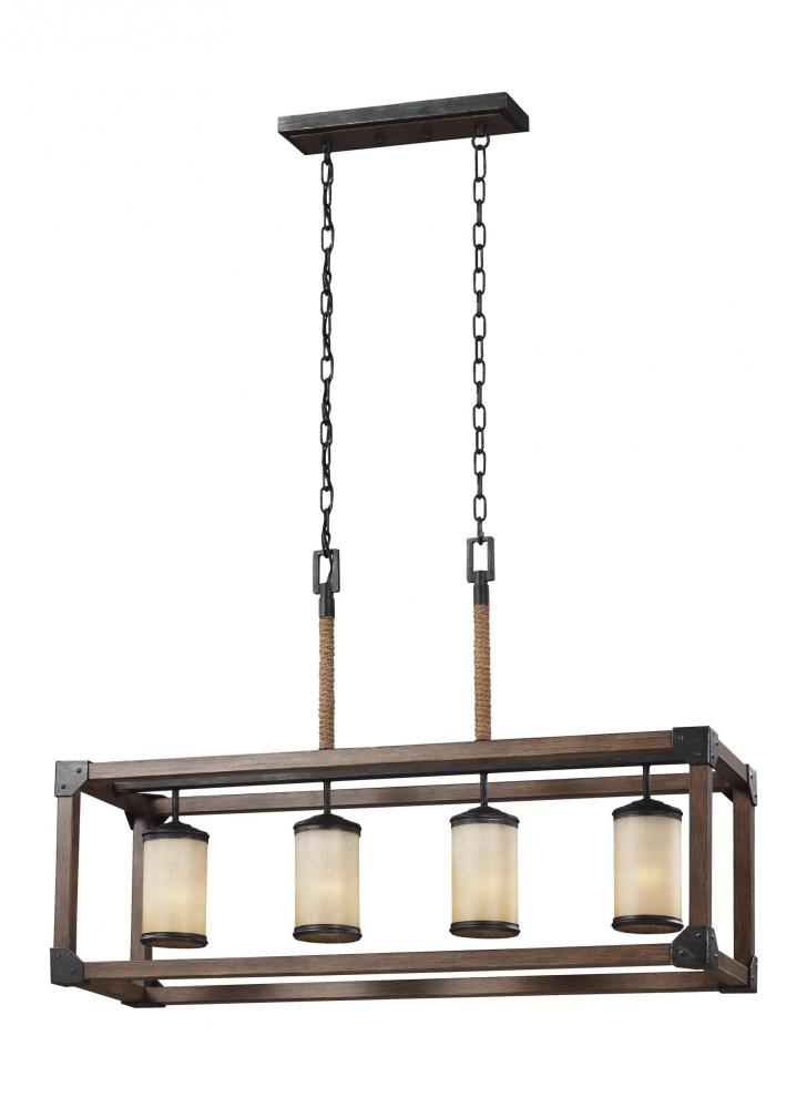 Dunning Four Light Island Pendant