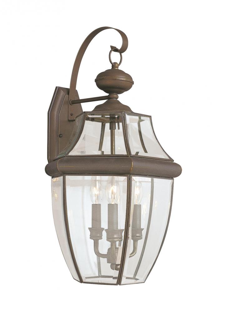 Lancaster Three Light Outdoor Wall Lantern