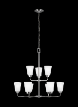 Generation Lighting 3115209-05 - Kerrville Nine Light Chandelier