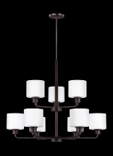 Generation Lighting 3128809-710 - Canfield Nine Light Chandelier