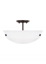 Generation Lighting 7715202-710 - Kerrville Two Light Semi-Flush Convertible Pendant