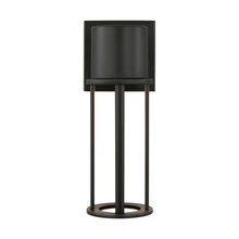 Generation Lighting 8545893S-71 - Union modern LED outdoor exterior small open cage wall lantern in antique bronze finish