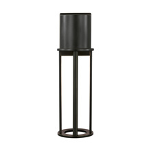 Generation Lighting 8745893S-71 - Union modern LED outdoor exterior open cage large wall lantern in antique bronze finish