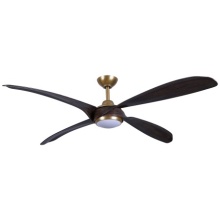 Minka-Aire F698L-LBR/DO - Mortyn 60" LED Indoor/Outdoor Ceiling Fan